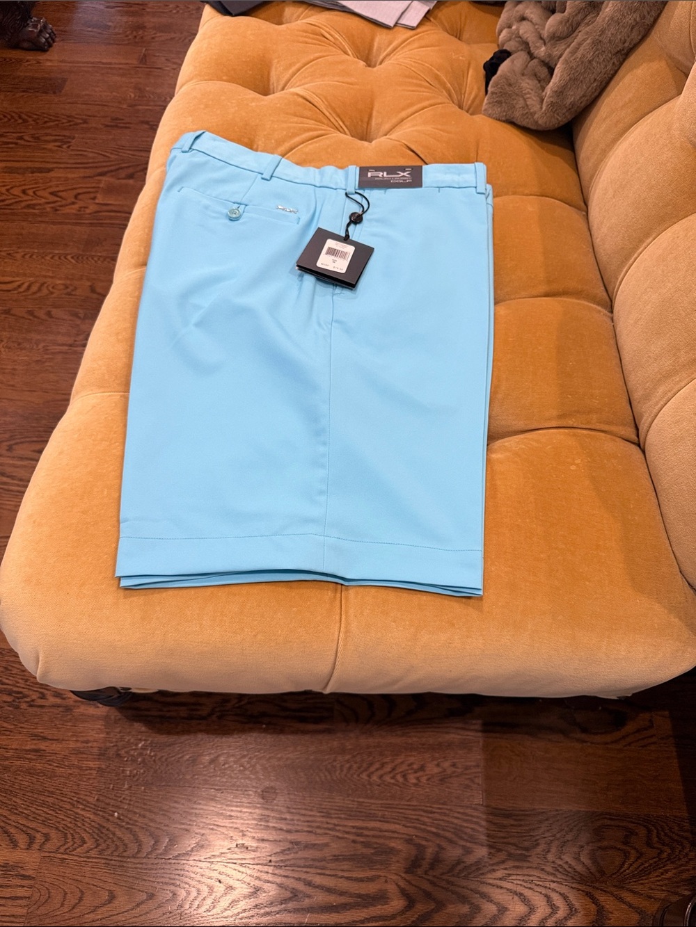 RLX Ralph Lauren Sky Blue Men’s Performance Golf Shorts